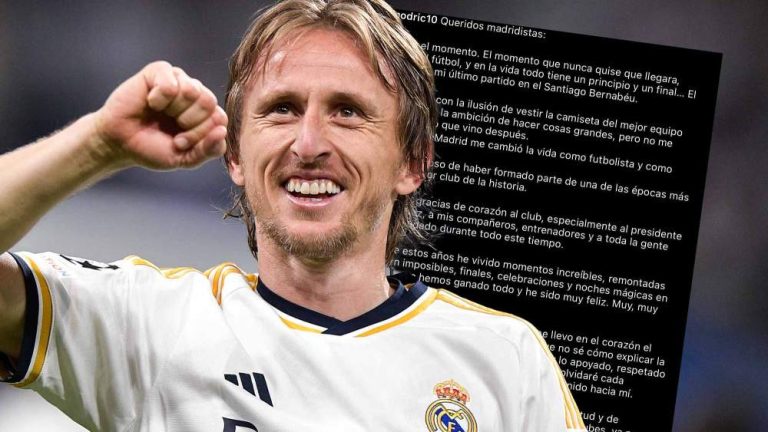 Luka feliz con carta al madridismo