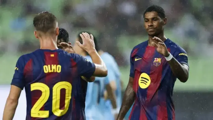 Marcus Rashford fue cedido por el Manchester United al Barcelona