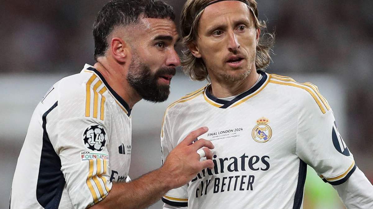 Dani Carvajal y Luka Modric Dani Carvajal y Luka Modric