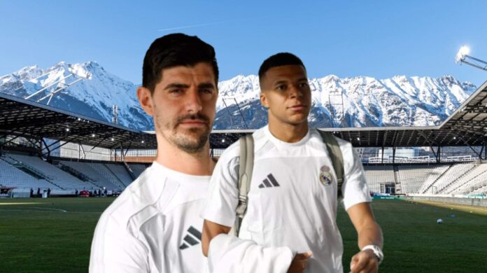 Courtois y Mbappé alucinaron con Tirol. 