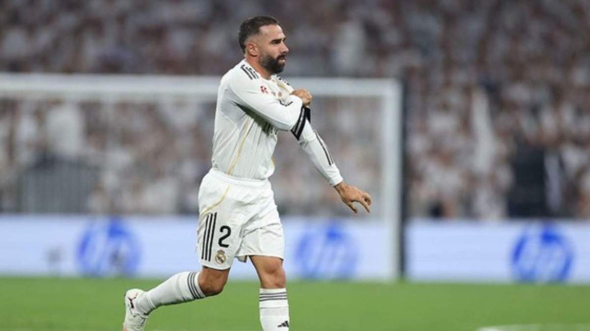 Carvajal en su regreso al Bernabéu