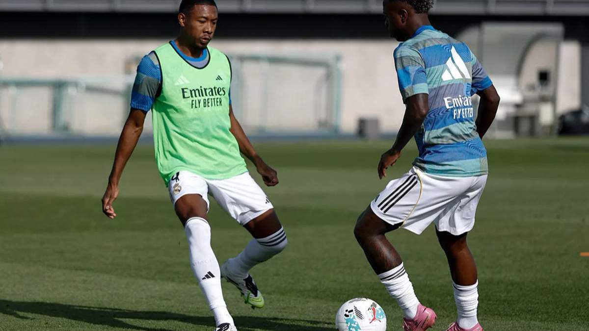 David Alaba y Vinicius Jr