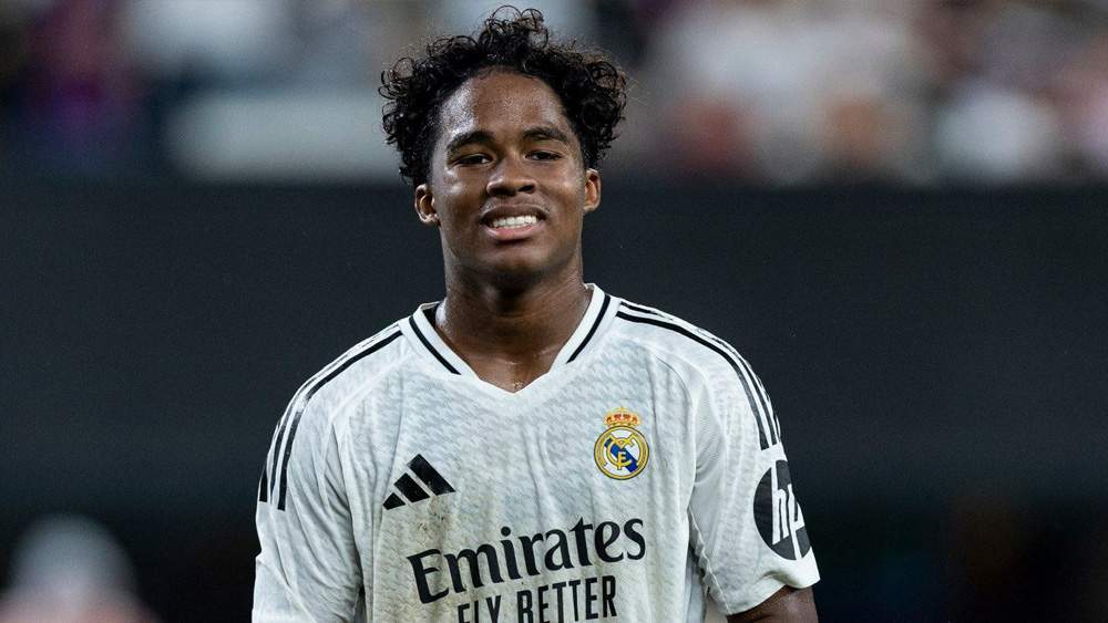 Endrick jugando con el Real Madrid Endrick jugando con el Real Madrid