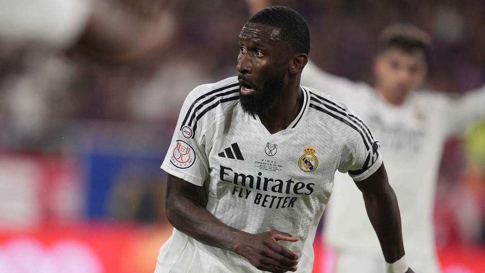 Rüdiger jugando con el Real Madrid Rüdiger jugando con el Real Madrid