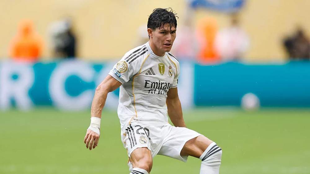 Fran García jugando con el Real Madrid Fran García jugando con el Real Madrid