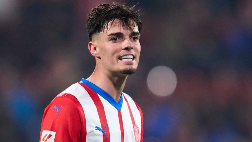 Miguel Gutiérrez jugando con el Girona Miguel Gutiérrez jugando con el Girona