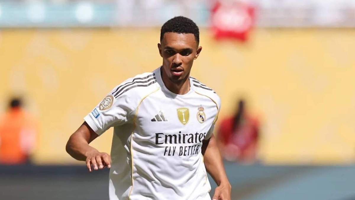 Trent Alexander-Arnold, durante un partido del Real Madrid en el Mundial de Clubes.