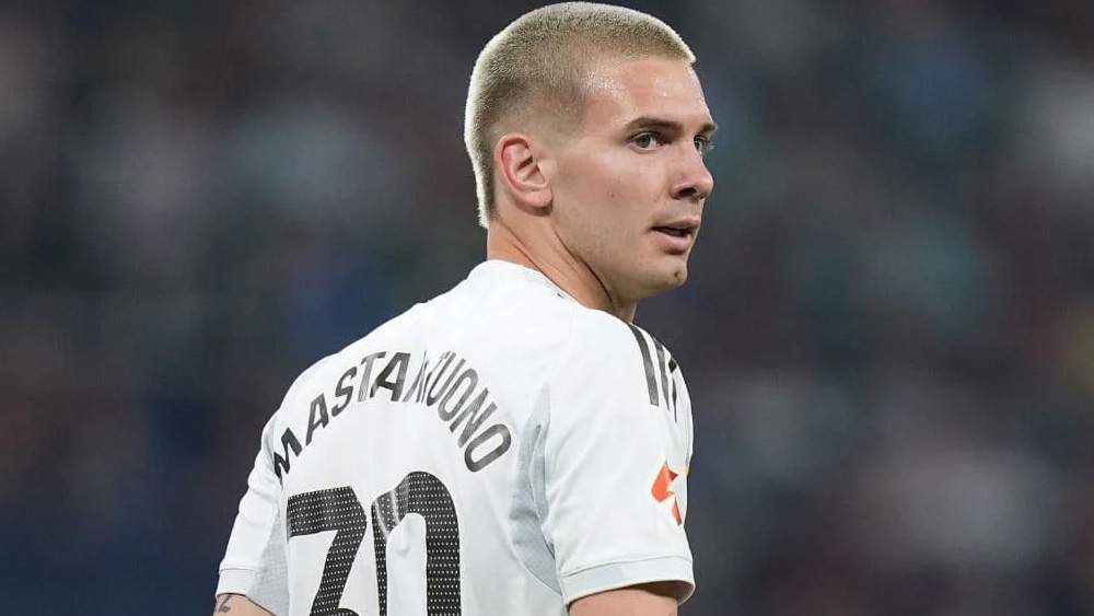 Mastantuono el día de su debut como madridista Mastantuono el día de su debut como madridista