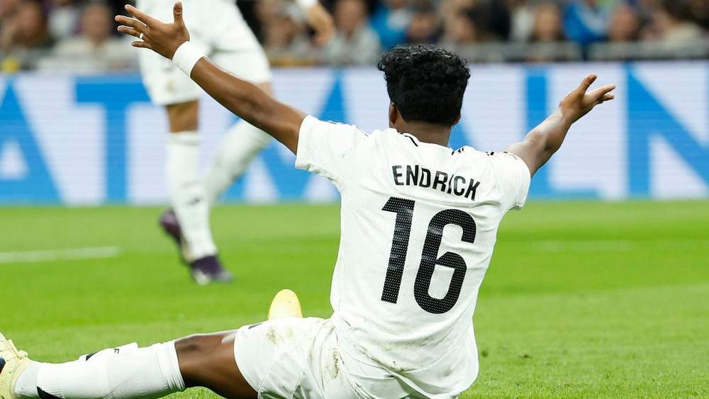 Endrick jugando con el Real Madrid Endrick jugando con el Real Madrid