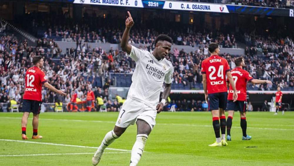 vinicius gol madrid osasuna