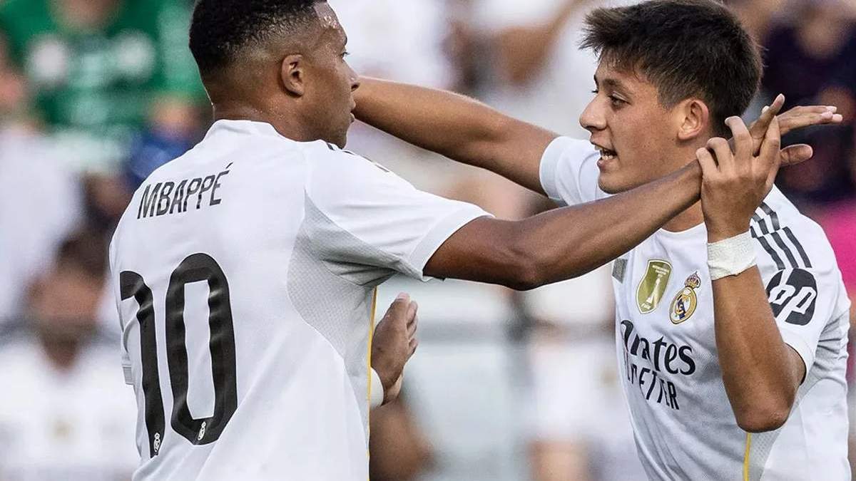 Kylian Mbappé y Arda Güler