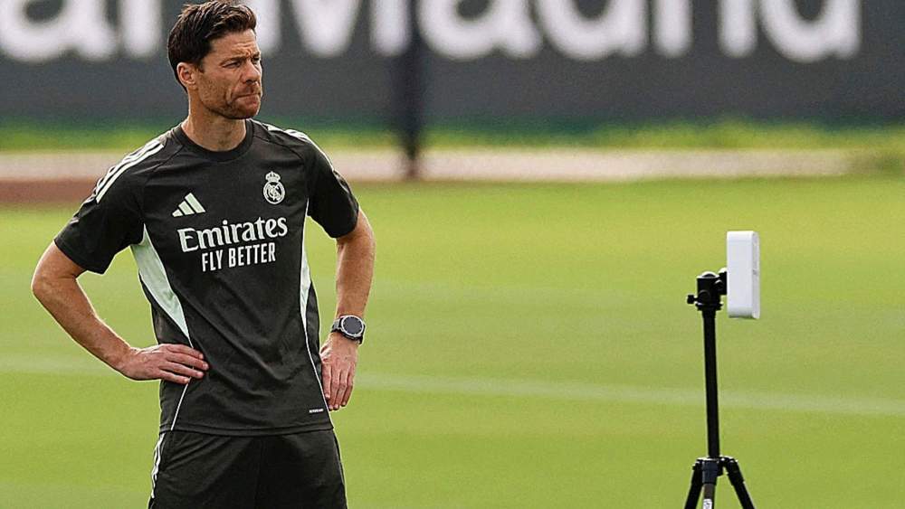 xabi alonso entreno dron