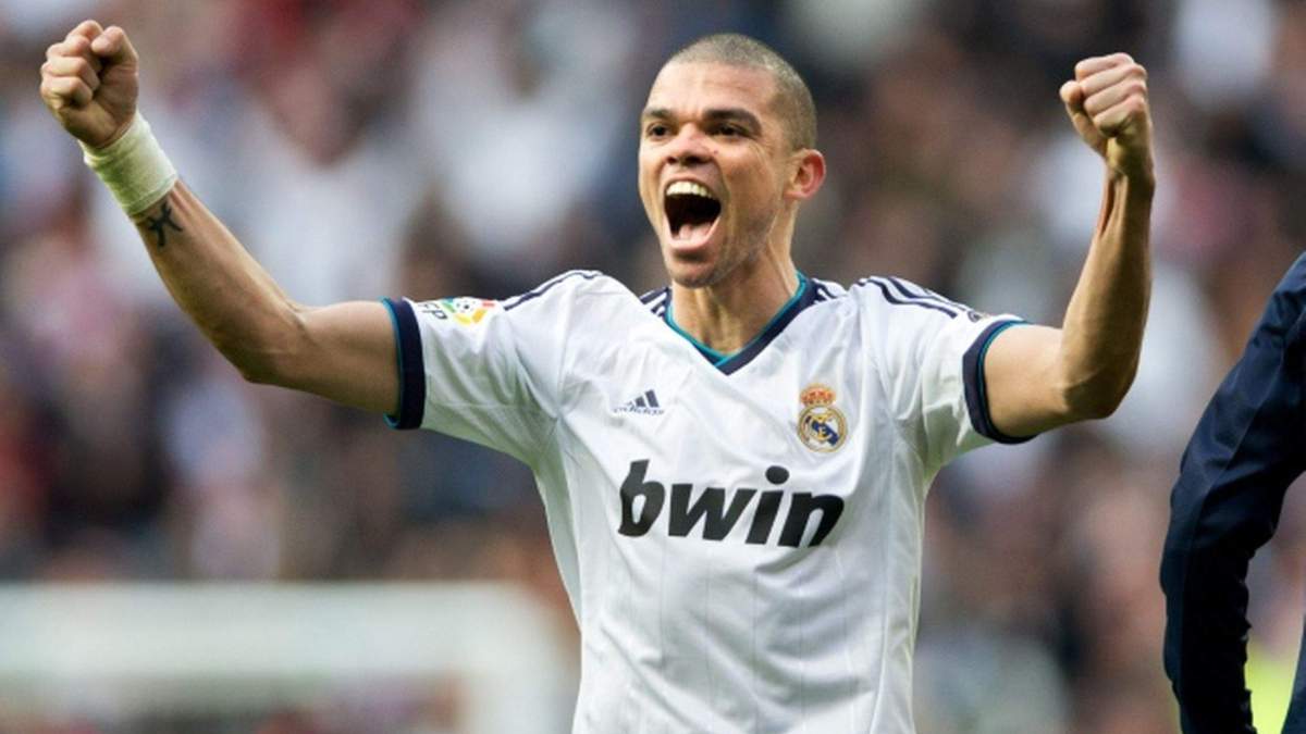 Pepe celebrando una victoria Pepe celebrando una victoria