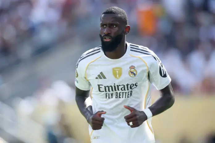 Rüdiger será baja en el debut del Real Madrid en LaLiga frente a Osasuna