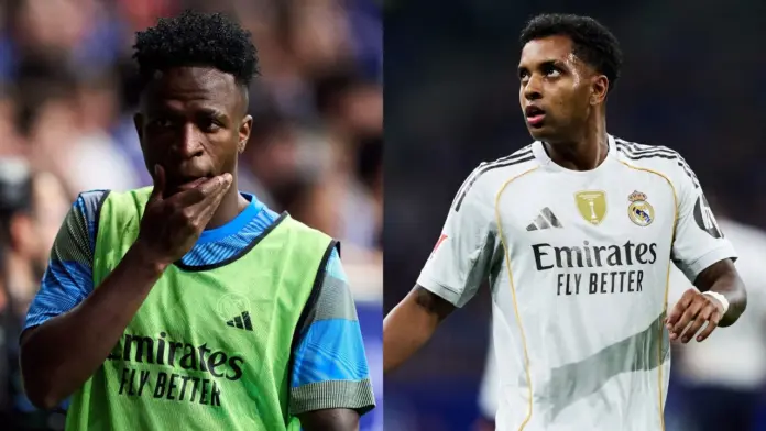 Vinicius y Rodrygo luchan por un puesto en la posible alineación del Real Madrid ante el Mallorca.