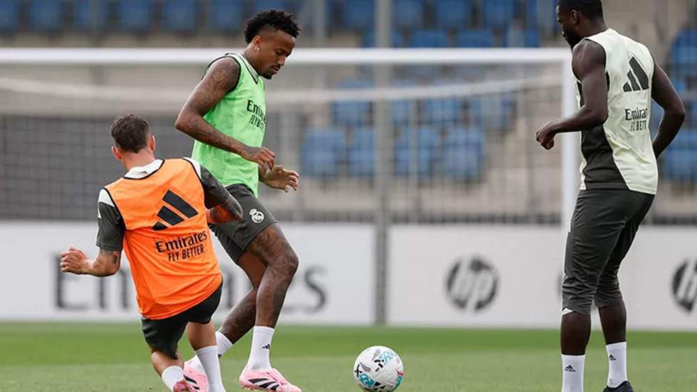 militao valverde rudiger entreno