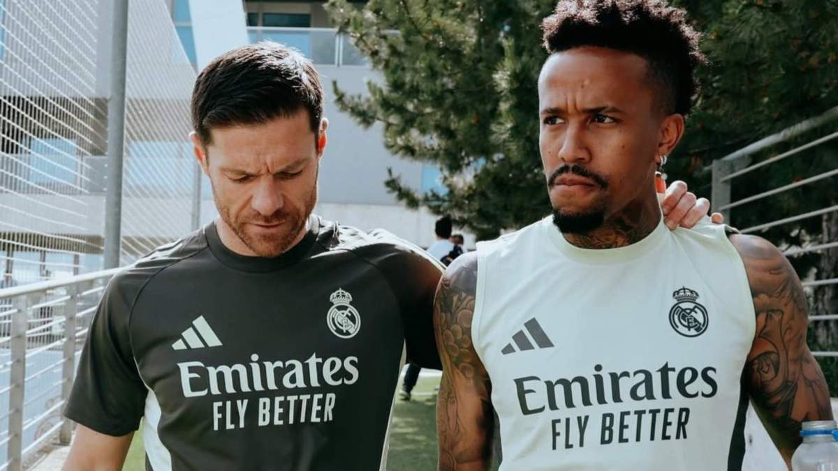 Xabi Alonso y Eder Militao en esta pretemporada Xabi Alonso y Eder Militao en esta pretemporada