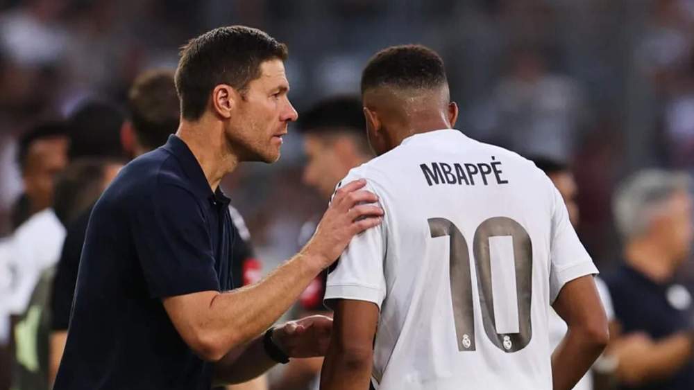 xabi alonso kylian mbappe