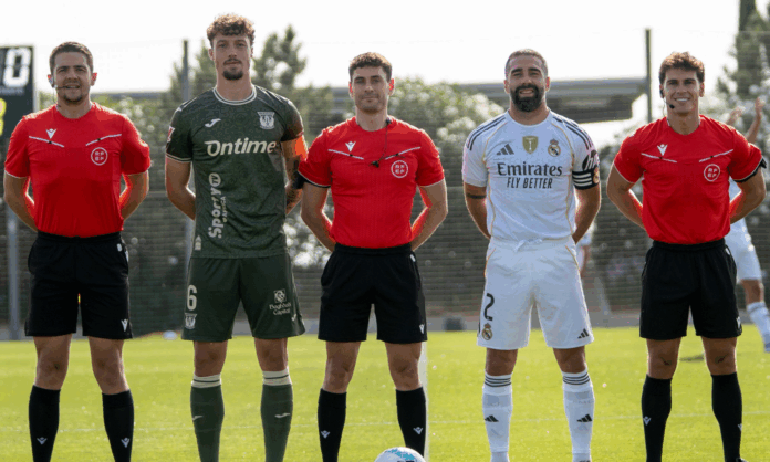 La fotografía oficial del amistoso entre Real Madrid y Leganés en la Ciudad Deportiva blanca