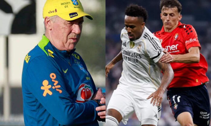 Carlo Ancelotti no contará con Eder Militao en los próximos compromisos internacionales de Brasil