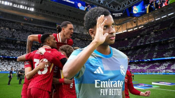 Liverpool ofrece 30 millones y un jugador al Real Madrid por Rodrygo.