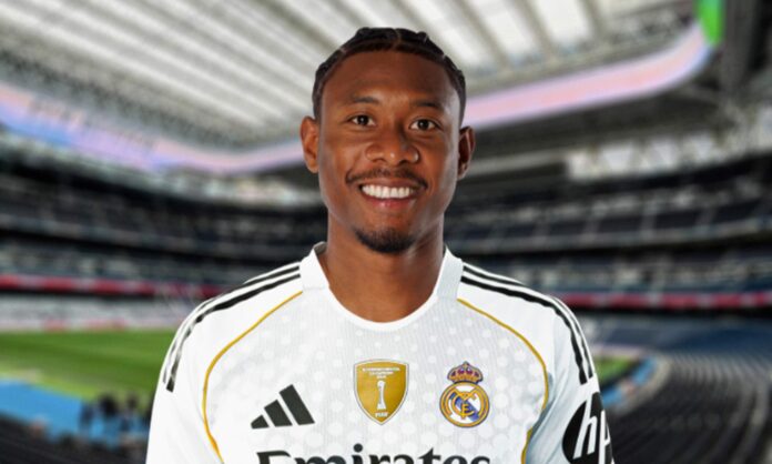 David Alaba y el Santiago Bernabéu.