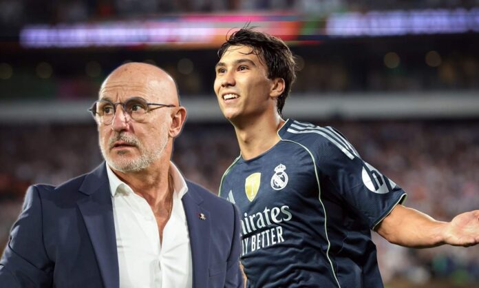 De la Fuente avisa a Gonzalo a horas del debut del Madrid en Liga: 