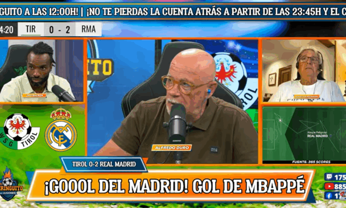 Alfredo Duro recuerda a Javi Balboa el cambio de Vinícius entre una temporada y otra