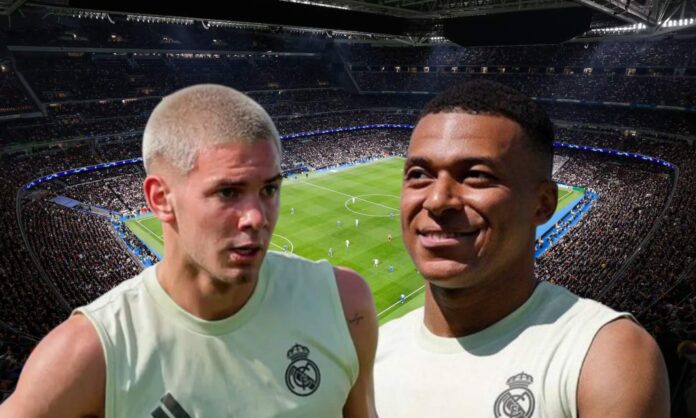 Mbappé se lo dice a Mastantuono antes de debutar en el Bernabéu: “Me la das…”

