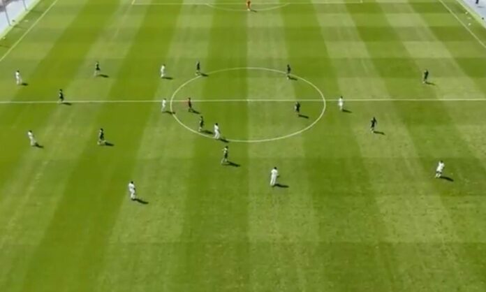Militao presume del gol desde el centro del campo al Leganés