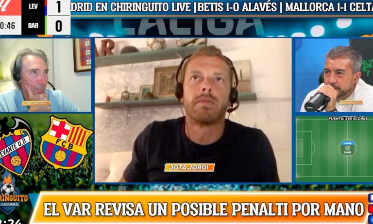 Jota Jordi culpa al Real Madrid de la polémica del Levante - Barça: “Es una…”