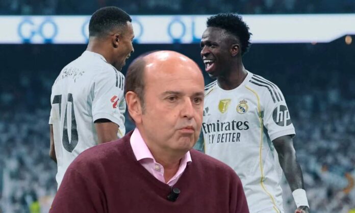 Juanma Rodríguez ha levantado la polémica, al lanzar un dardo contra Kylian Mbappé después de que Vinicius Junior no esté atravesando por su mejor momento en el Real Madrid.