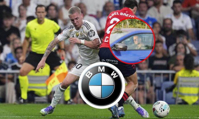 Mastantuono ya conduce su BMW