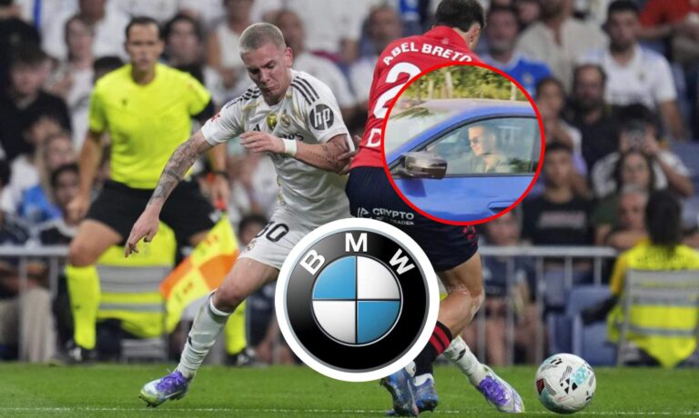 Mastantuono ya conduce su BMW