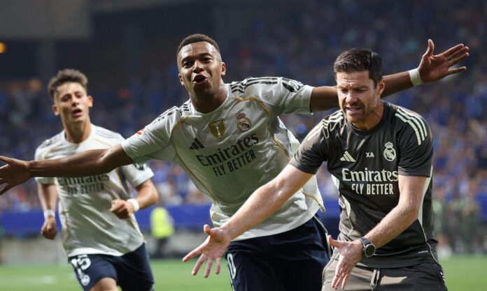 El cambio de Mbappé con Xabi Alonso