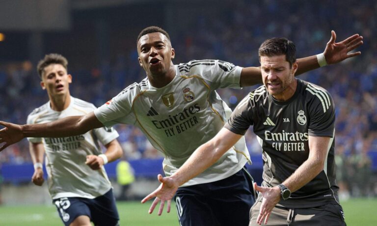 El cambio de Mbappé con Xabi Alonso
