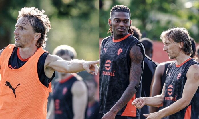 Modric compara los jugadores del Milán y los Madrid tras su primer entrenamiento: 