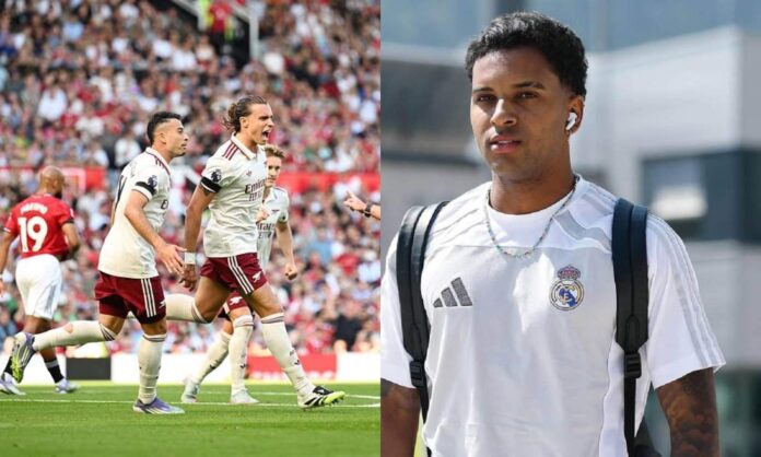 Rodrygo está muy pendiente de todo lo que da de sí el Manchester United - Arsenal