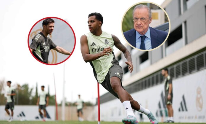 Florentino Pérez se ha preocupado por Rodrygo Goes en las últimas horas y le ha preguntado por el brasileño a Xabi Alonso.