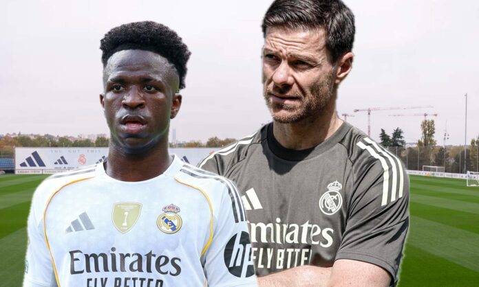 Xabi Alonso apartó a Vinicius tras ponerle por la derecha ante el Leganés: 