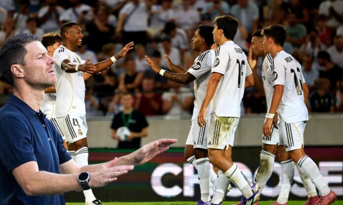 Xabi Alonso impresionado con un jugadores del Real Madrid
