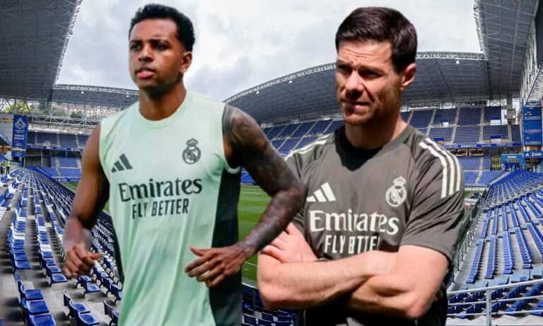 Xabi Alonso y Rodrygo
