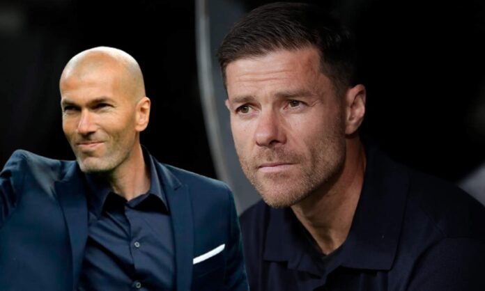 Zidane y Xabi Alonso