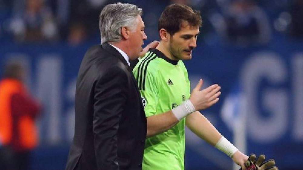 Ancelotti y Casillas Ancelotti y Casillas