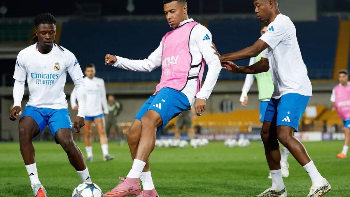 Camavinga, Mbappé y Alaba