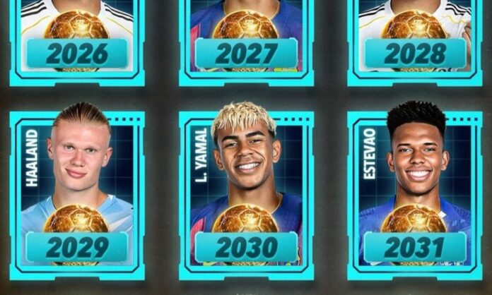 La IA pronostica los próximos Balones de Oro y el de 2026 será del Real Madrid