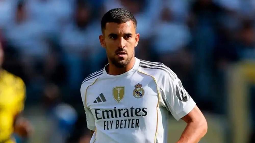 Dani Ceballos jugando un partido con el Real Madrid. Dani Ceballos jugando un partido con el Real Madrid.