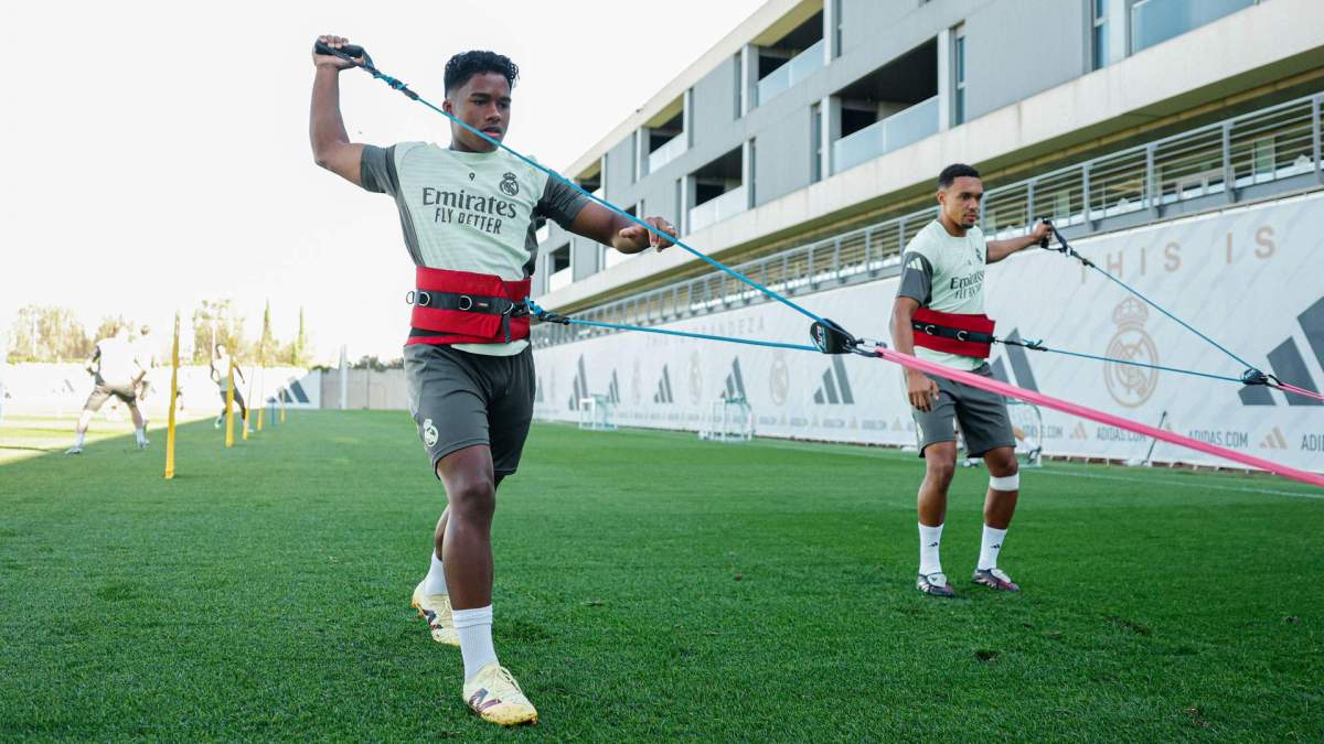 endrick trent entrenamiento realmadrid endrick trent entrenamiento realmadrid