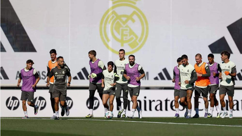 entrenamiento madrid valdebebas juevees