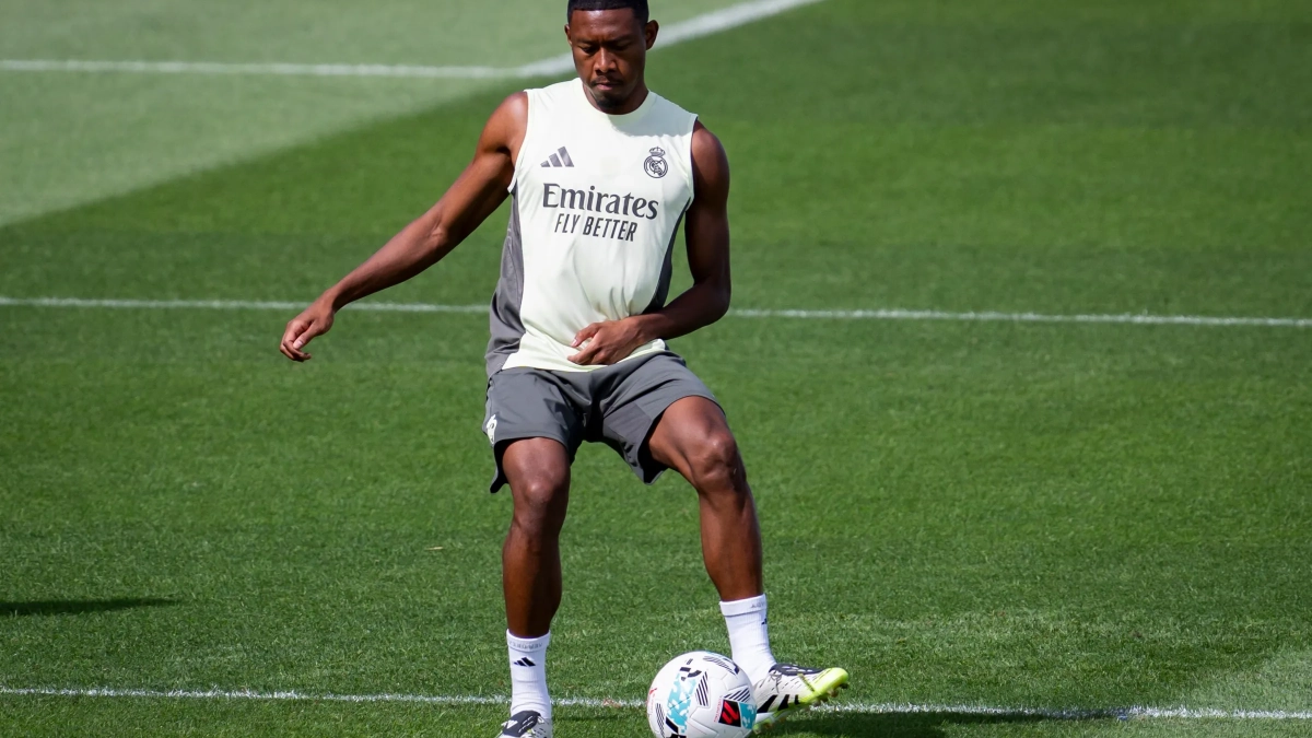 david alaba entrenamiento realmadrid